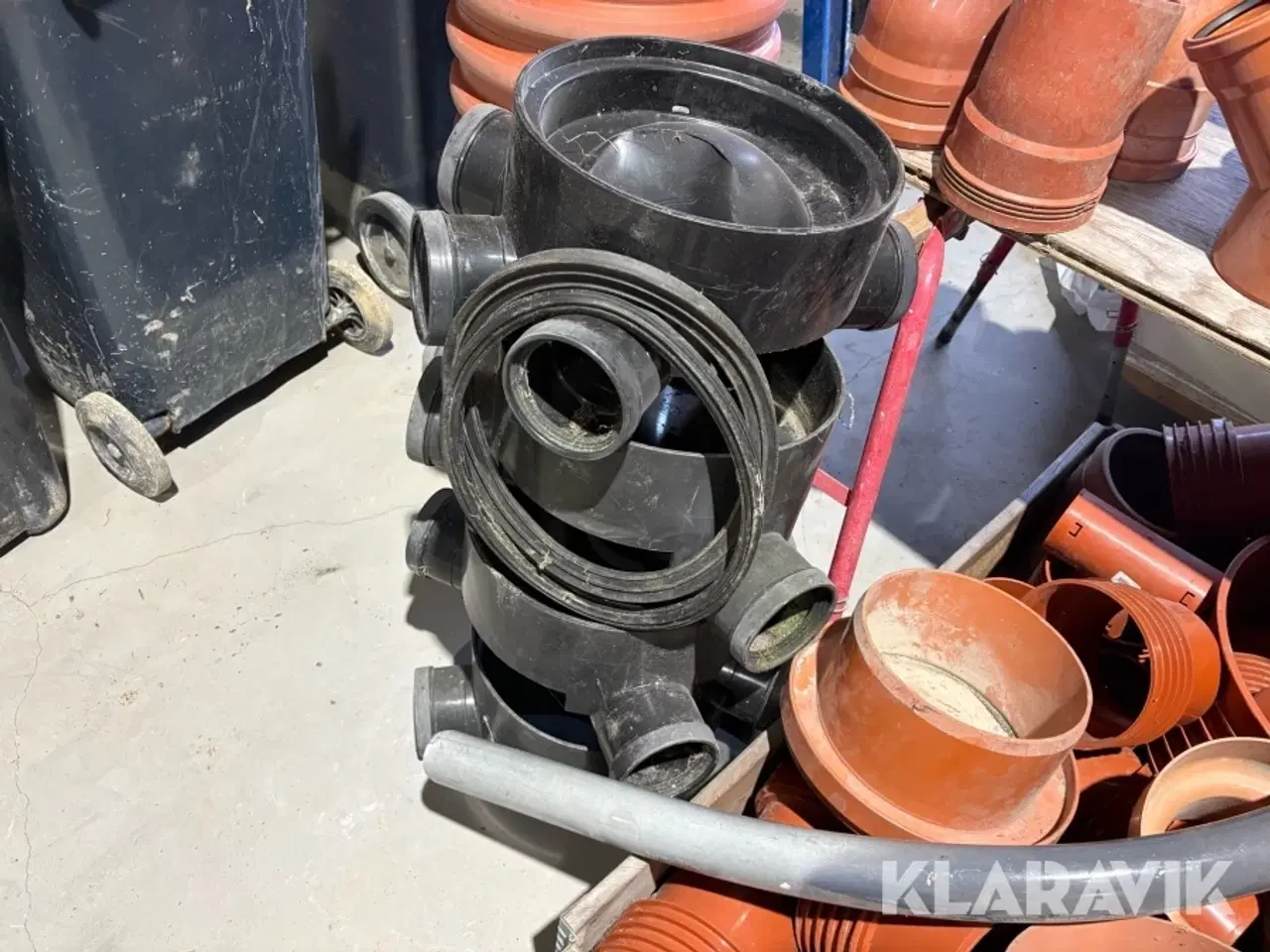 Billede 11 - parti kloak- og afløbsfittings – Uponor, Ostendorf m.fl.