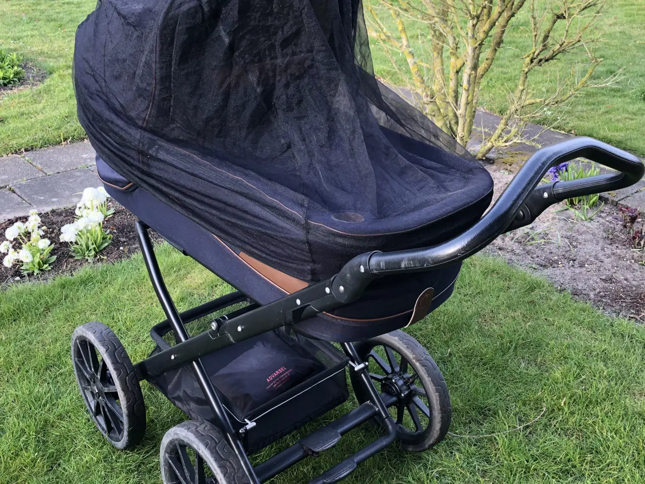 Billede 4 - Velholdt Stork barnevogn og lift