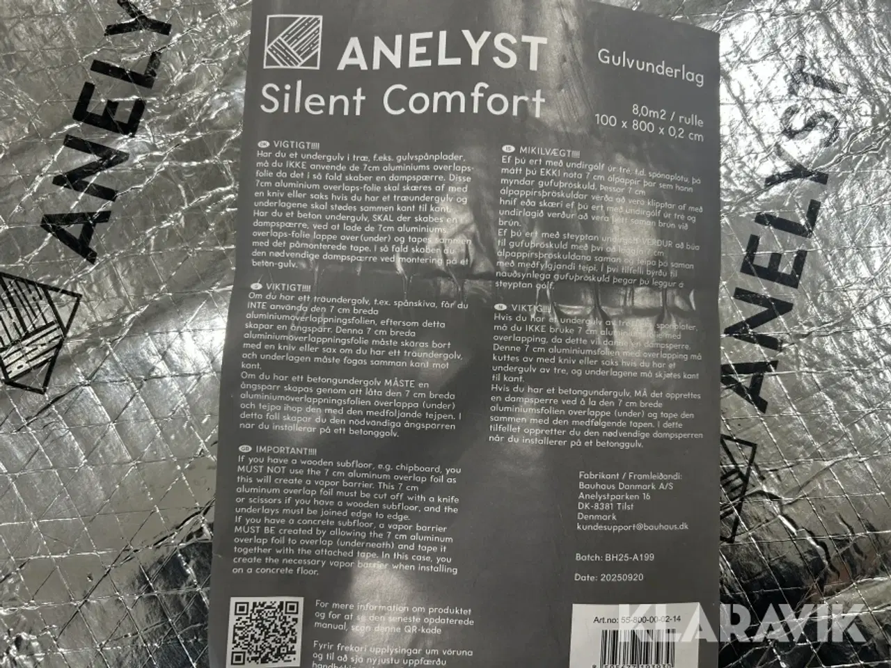 Billede 9 - Gulvunderlag Silent comfort, 15 ruller, 120m2