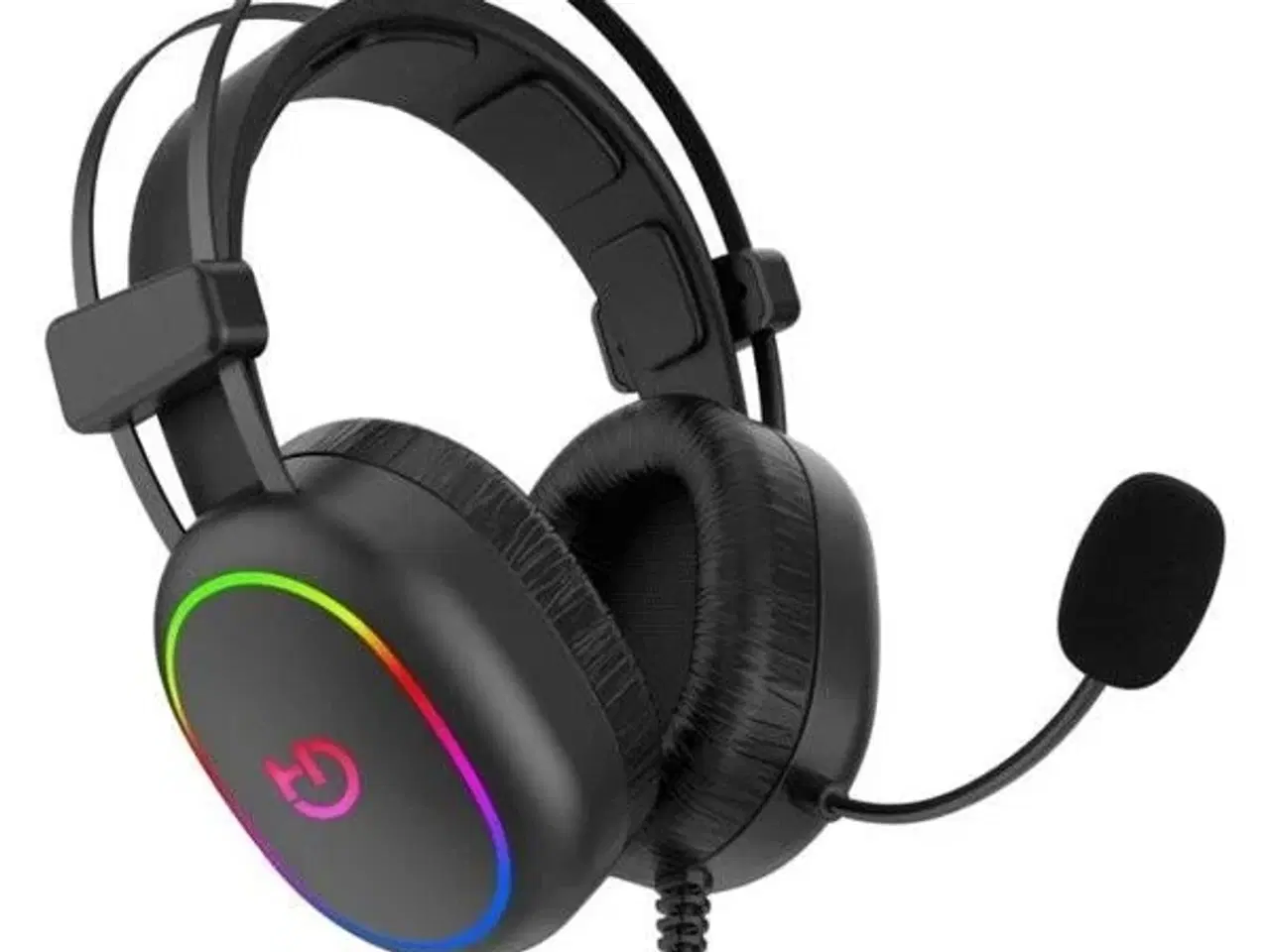 Billede 2 - Gaming headset med mikrofon Hiditec GHE010003 - Sort/Rød