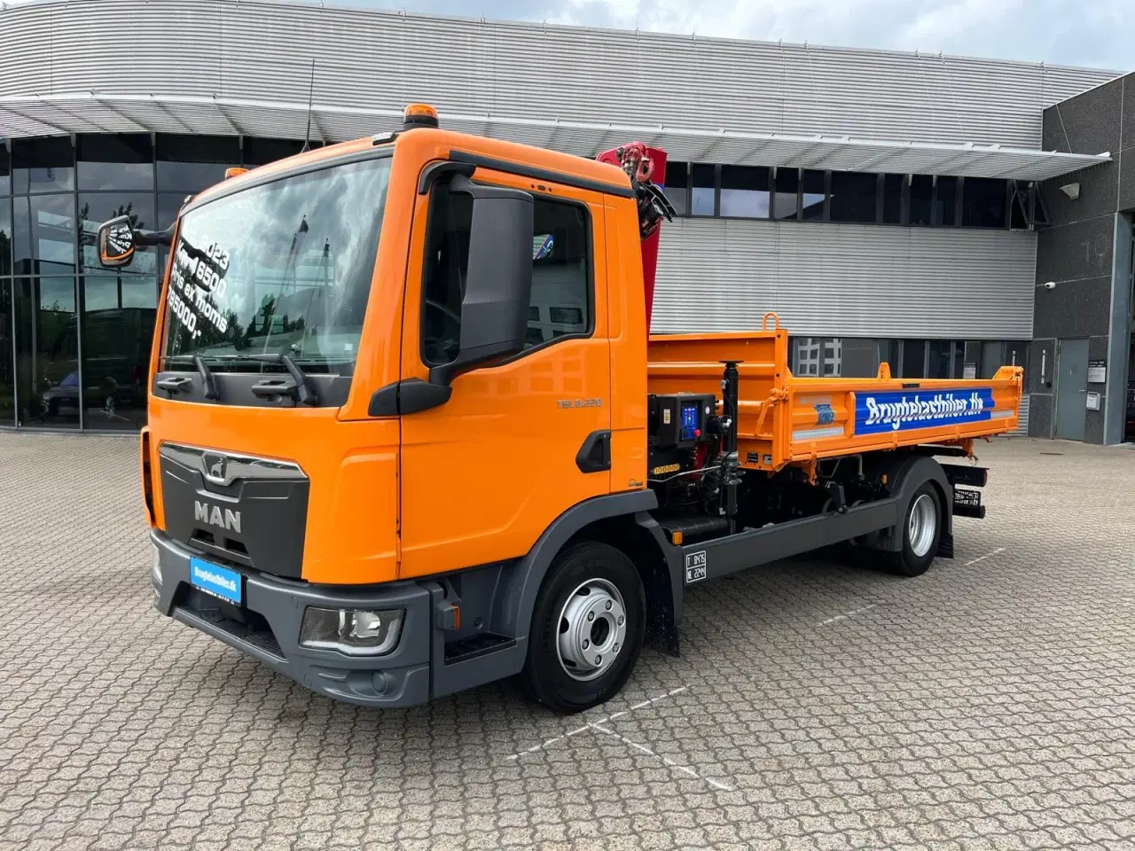 Billede 1 - MAN TGL 8.220, Tip-kran
