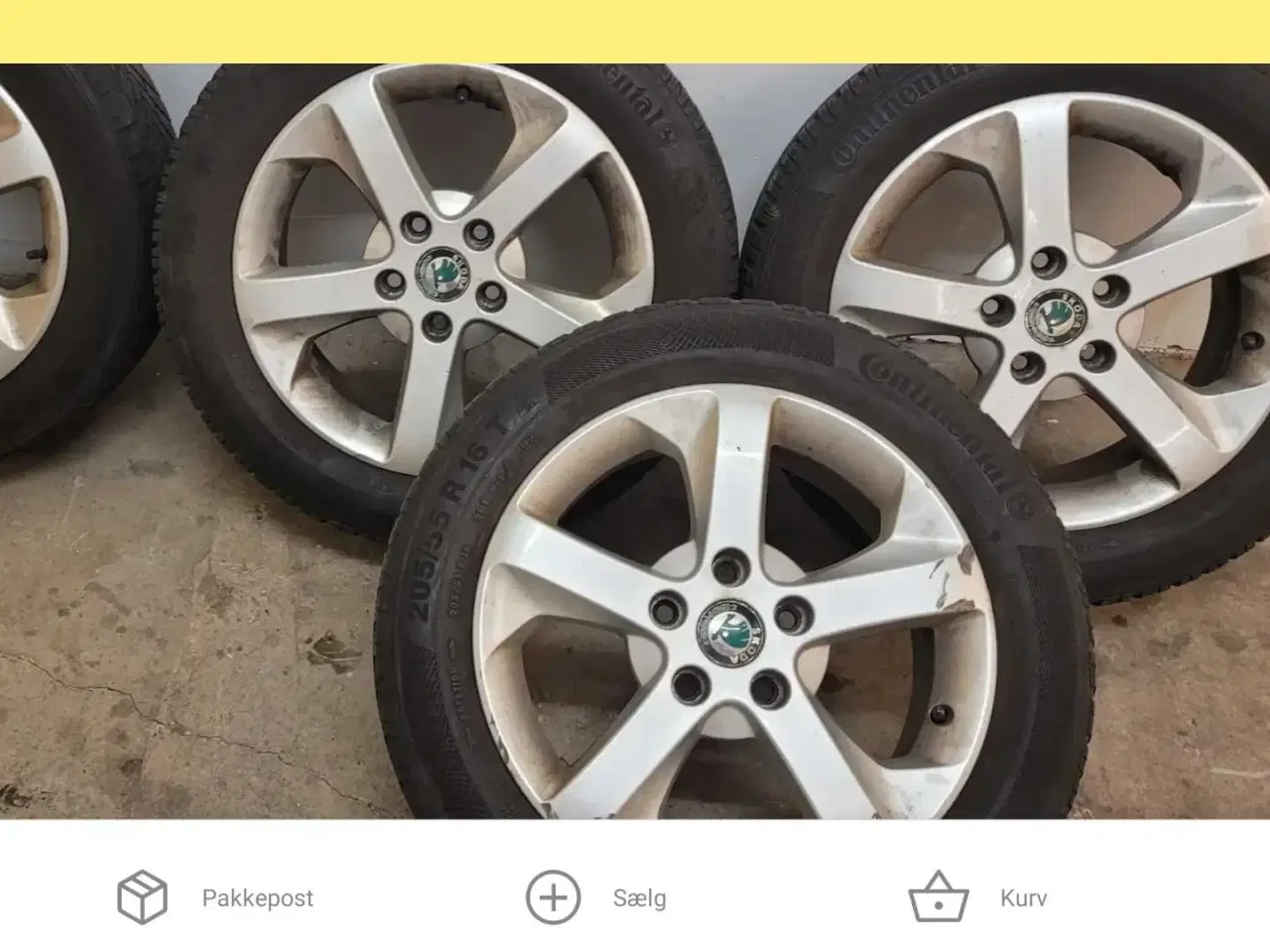 Billede 1 - Skoda fælge 16