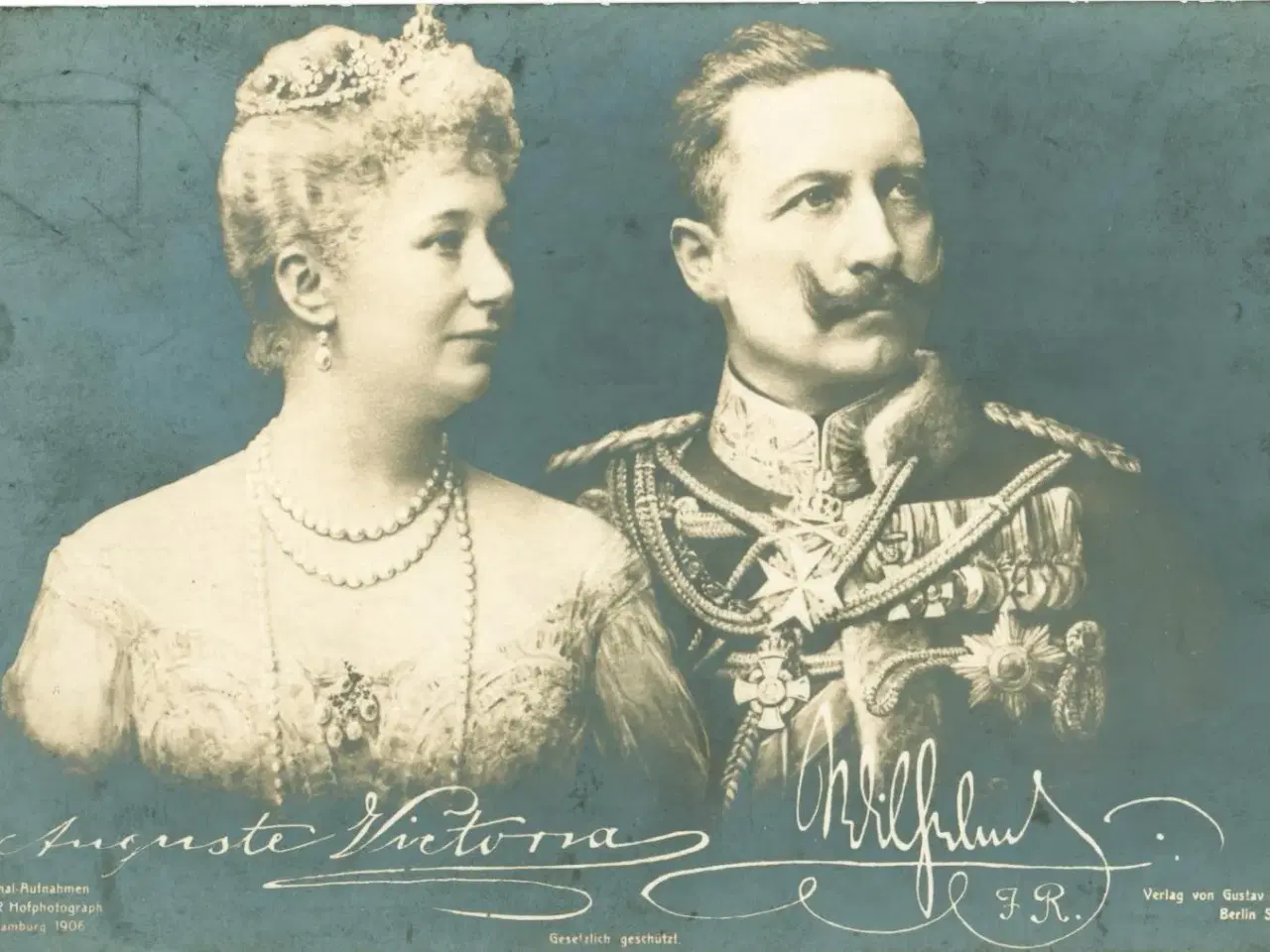 Billede 1 - Det tyske kejserpar. 1912