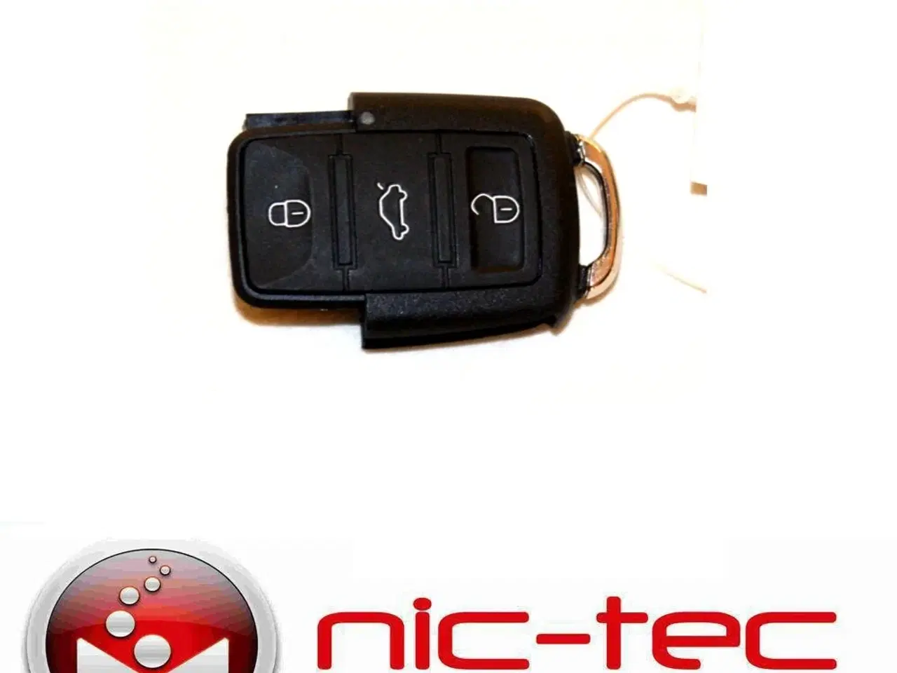 Billede 1 - Flipnøgle rep kit 3 knap for VW Seat & Skoda