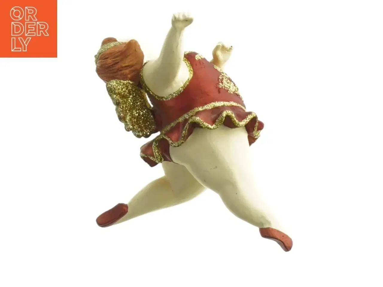 Billede 2 - Julepynt Porcelænsfigur af balletdanser (str. 15 x. 14 cm)