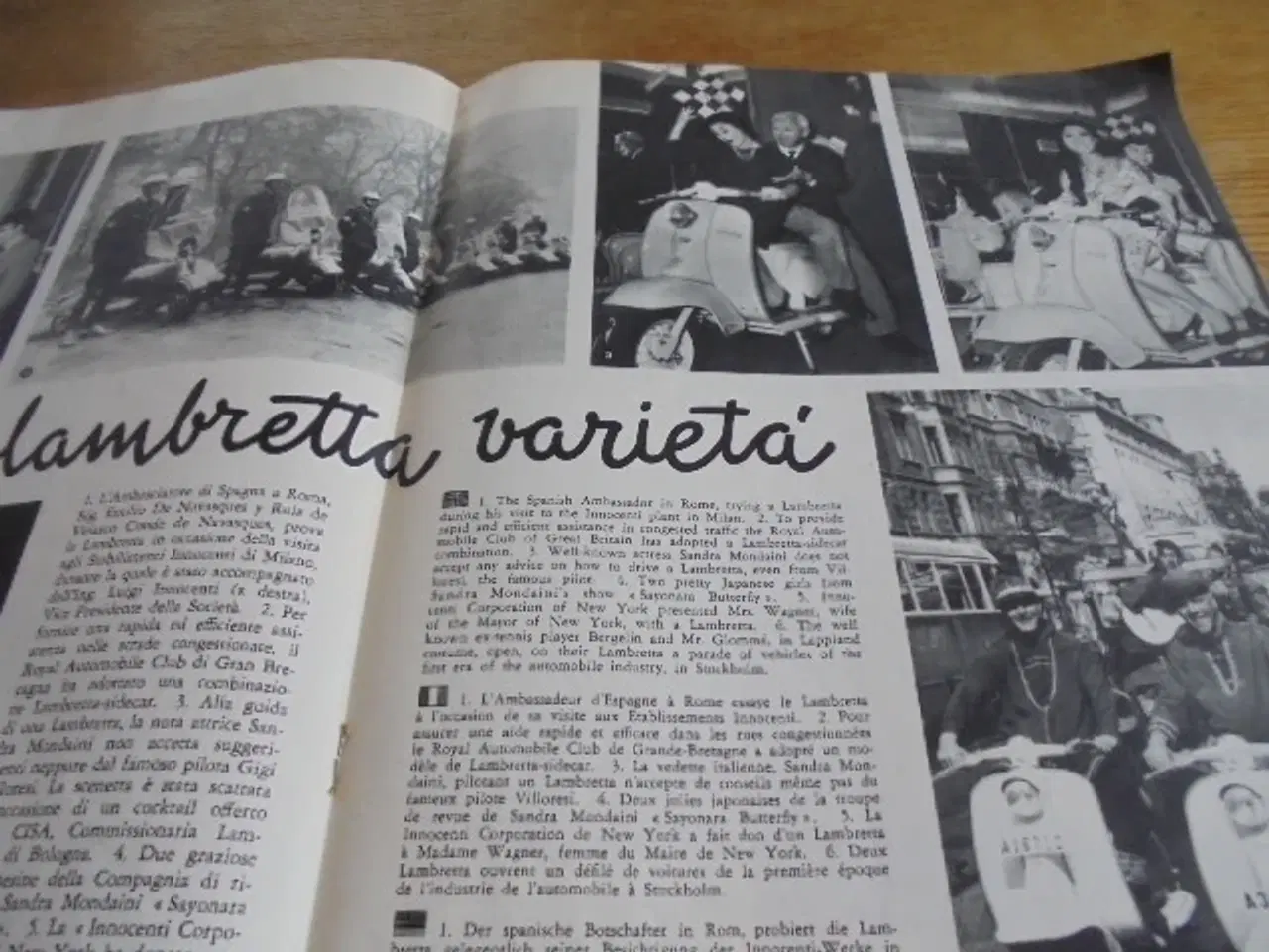 Billede 5 - Lambrettas præsentationsmagasin fra 1959– se fotos