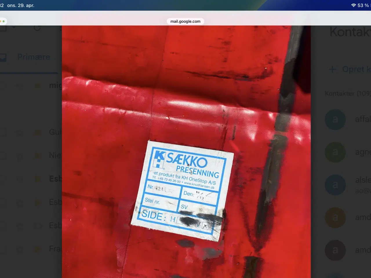 Billede 2 - Sækko presenninger,  kraftige. 