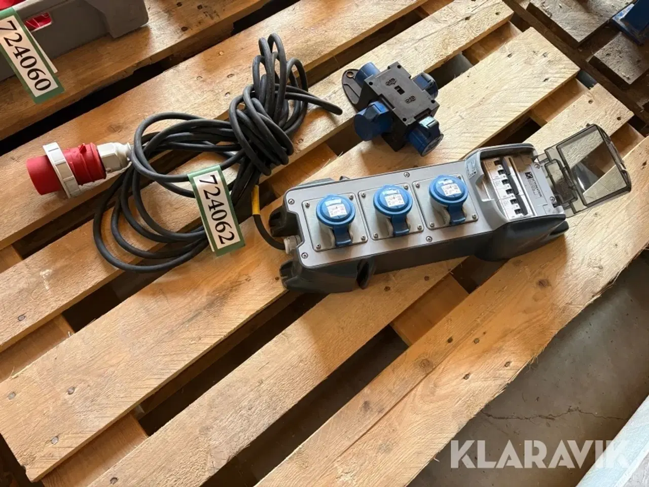 Billede 1 - Transportabel byggestrømstavle og strømfordeler Legrand