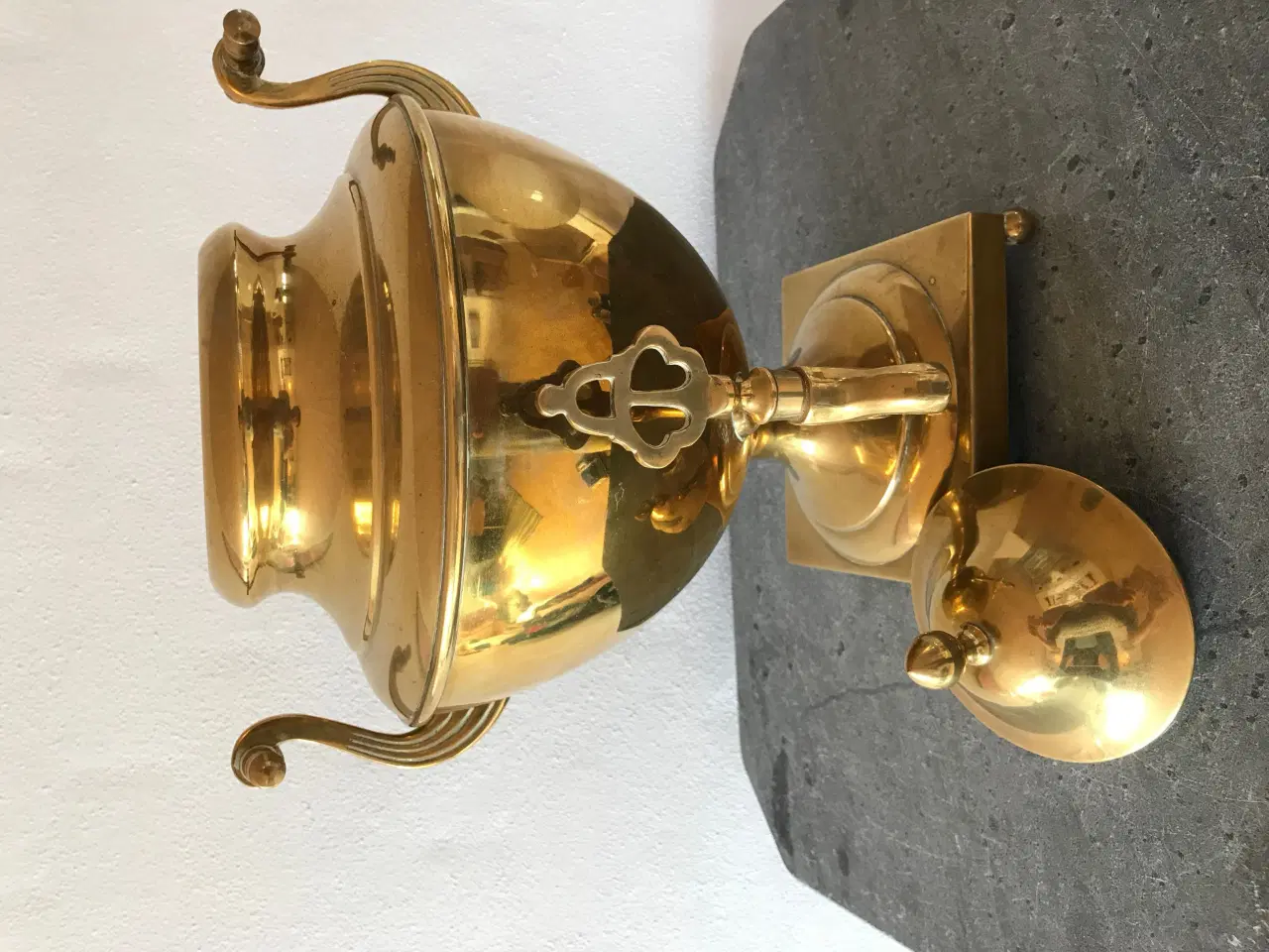 Billede 5 - Stor messing samovar