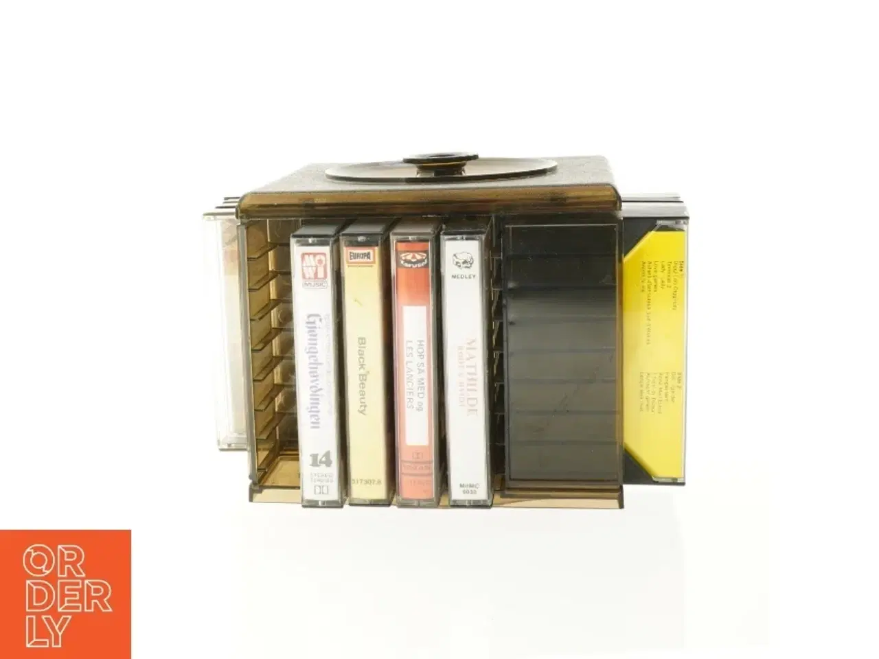 Billede 3 - Holder med kassettebånd (str. 20 x 20 cm)