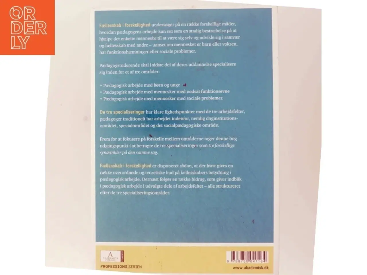 Billede 6 - Fællesskab i forskellighed : specialisering og det fælles i pædagogisk arbejde (Bog)