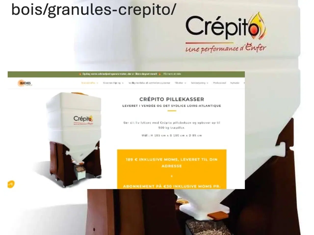 Billede 7 - Lille silo til korn eller træpiller