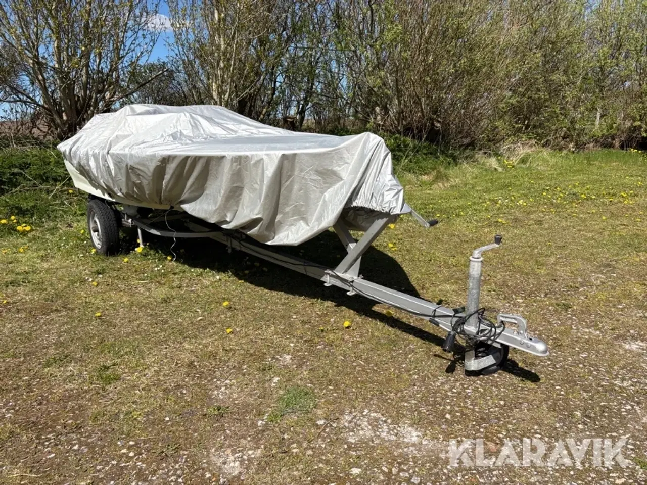 Billede 3 - Båd med ophalningstrailer med bladfjedre