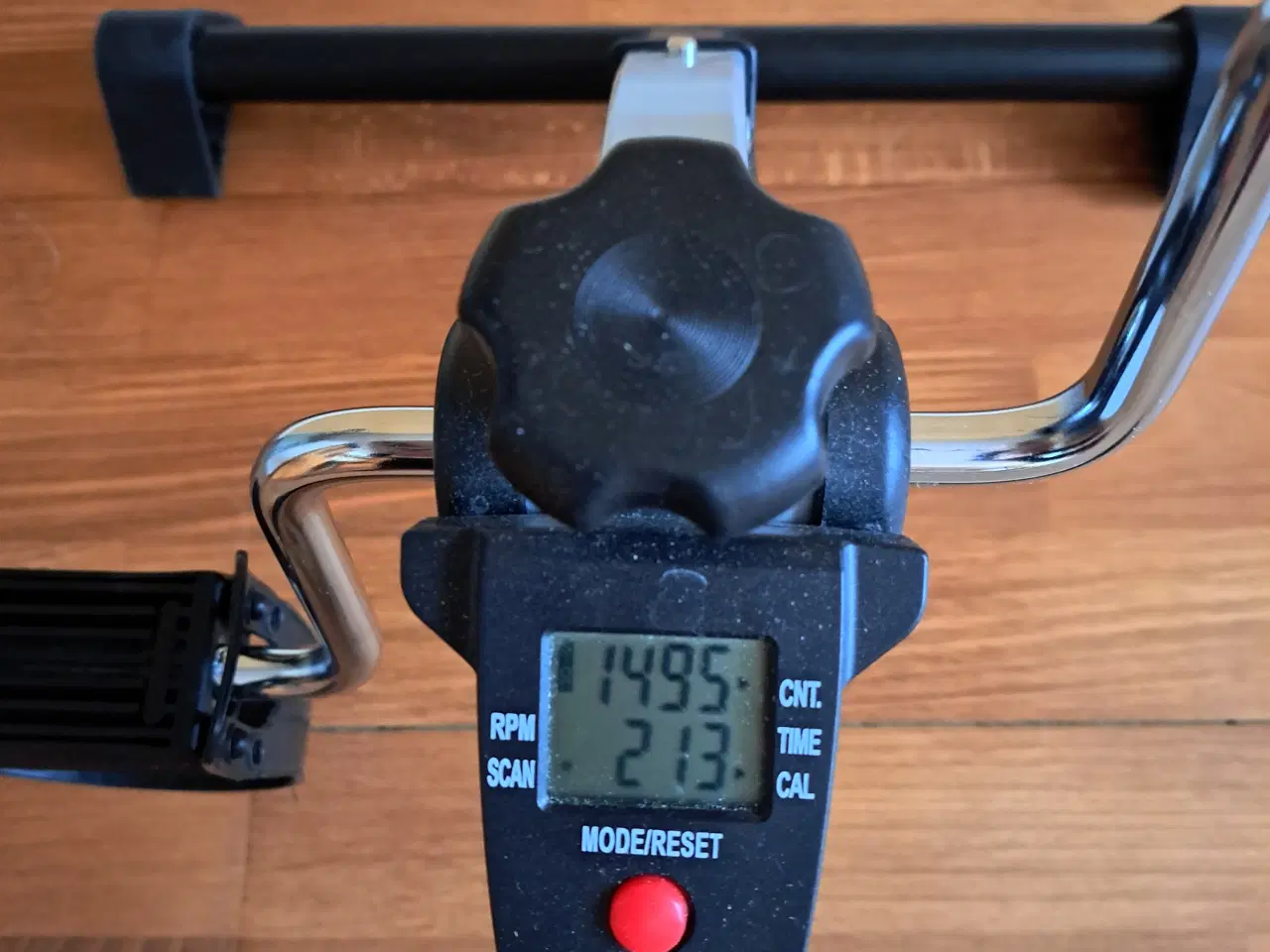 Billede 4 - Pedaltræner foldbar med digital triptæller