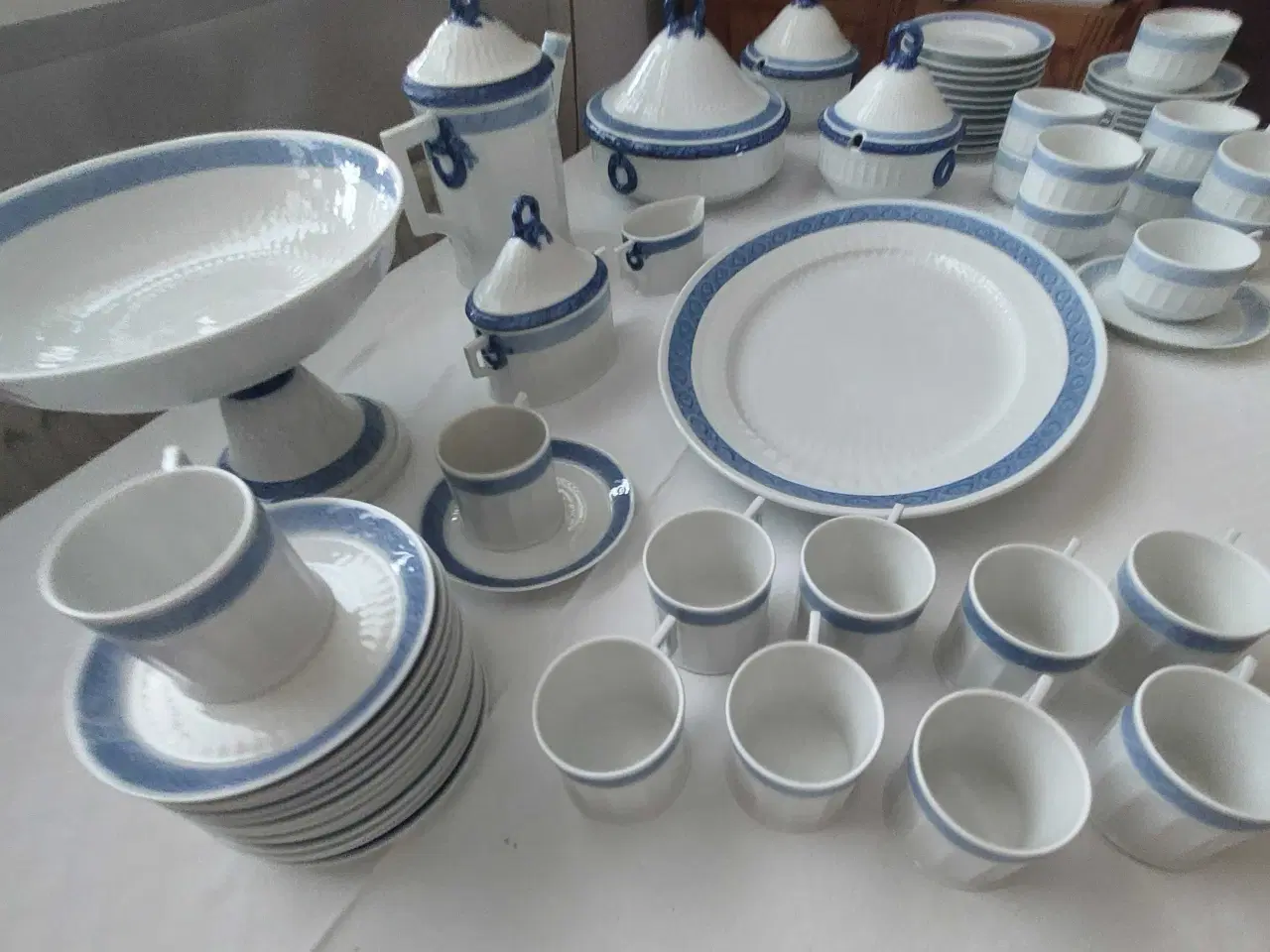 Billede 5 - Blå Vifte Royal Copenhagen Spisestel
