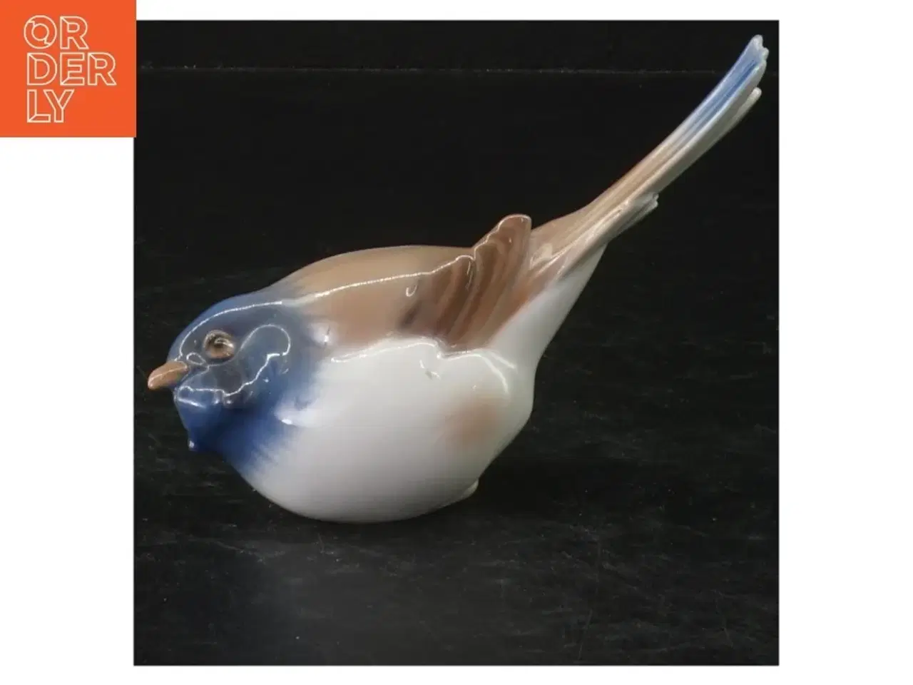 Billede 1 - Porcelænsfigur af fugl fra B&G (str. Længde. 13 cm)