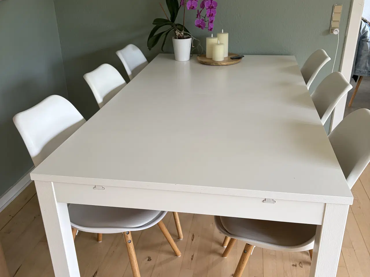 Billede 1 - Ikea spisebord, hvid