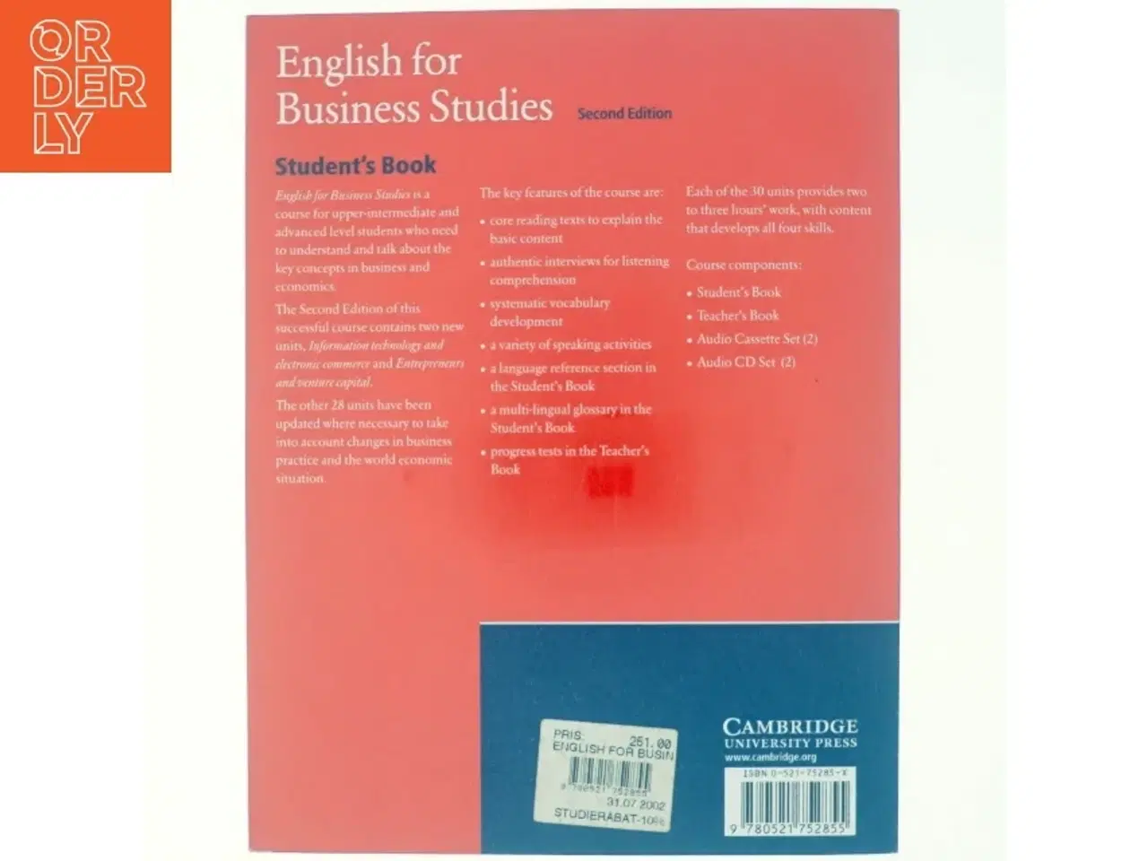 Billede 3 - English for Business Studies Student&#39;s Book af Ian MacKenzie (Bog)