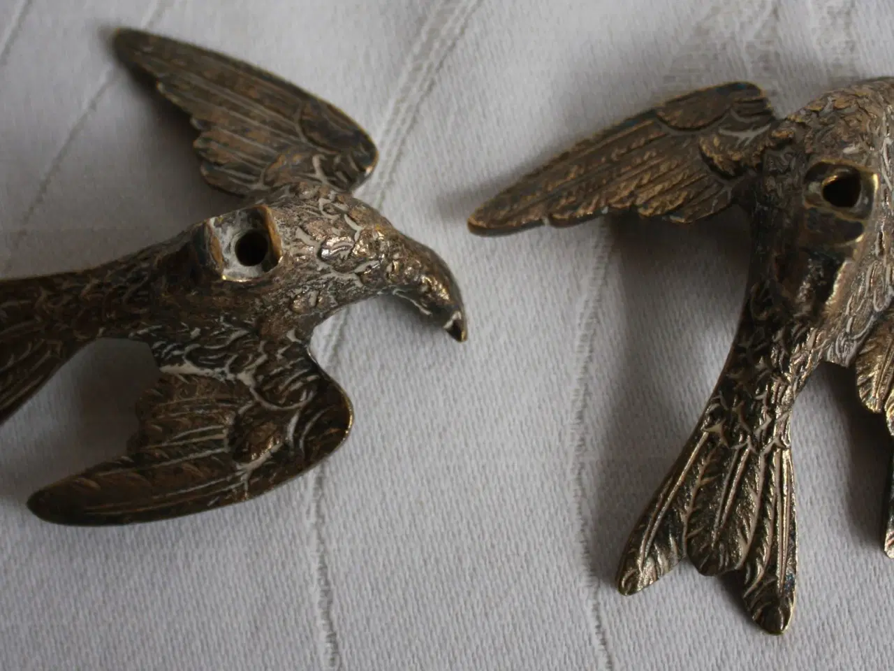 Billede 3 - to fugle af bronze