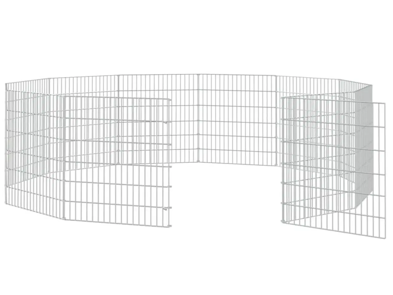 Billede 5 - 12-panels kaninbur 54x60 cm galvaniseret jern