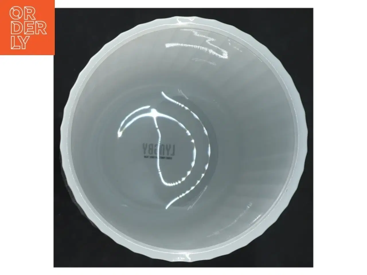 Billede 5 - Hvid porcelænsvase fra Lyngby (str. 20 cm)