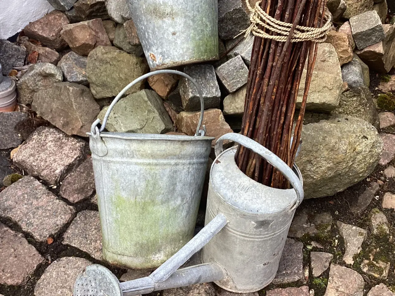 Billede 2 - Zink vandkande og spande til planter