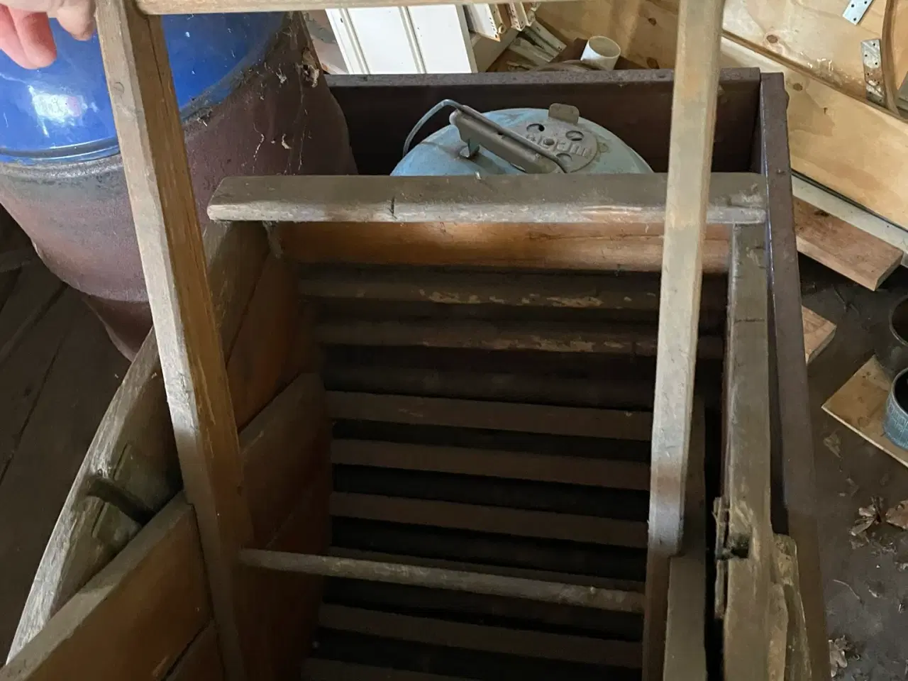 Billede 5 - Antik vaskevugge / vaskebalje