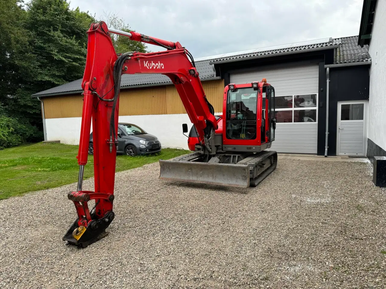 Billede 4 - Kubota 8 tons gravemaskine 