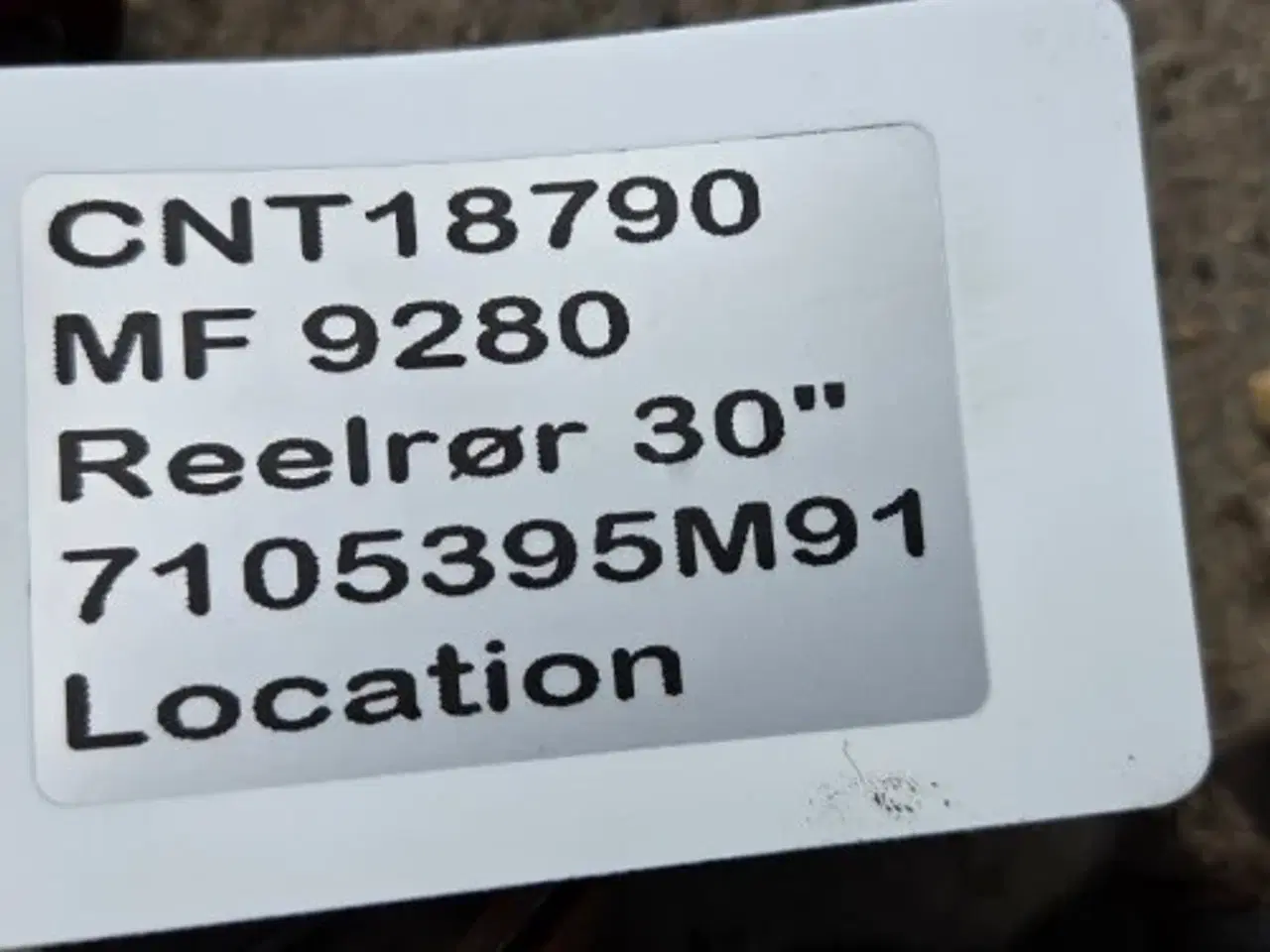 Billede 10 - Massey Ferguson 9280 Reelrør 7105395M91