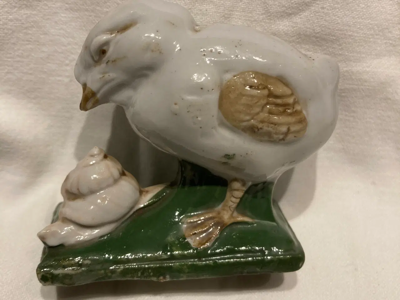 Billede 7 - Antik kylling figur