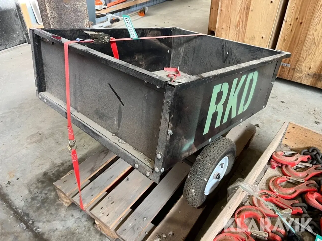 Billede 4 - Trailer Yard Commando Equipment til havetraktor / ATV