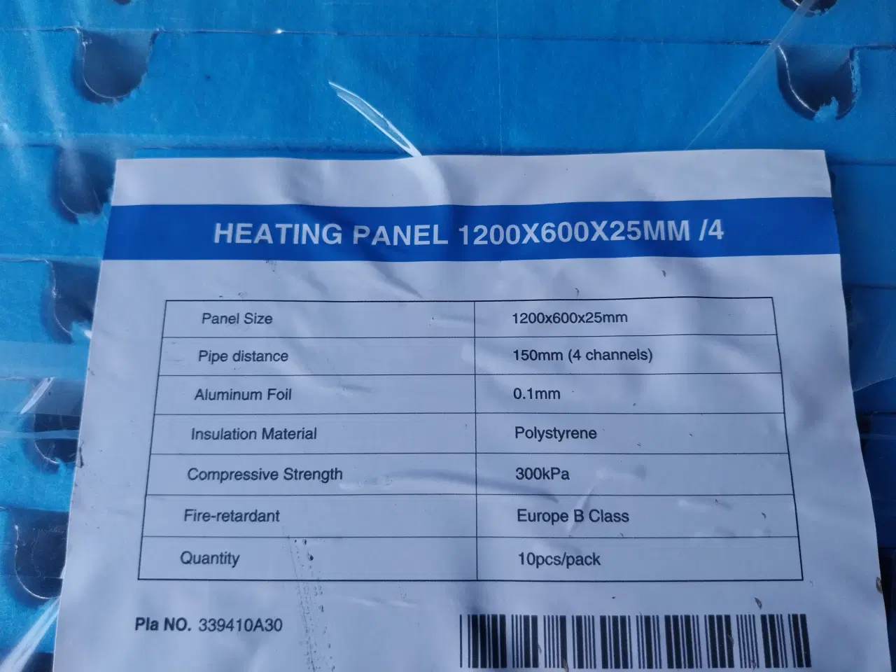 Billede 2 - 16 x 2 pex rør til gulvvarme 120 m og gulvplader  