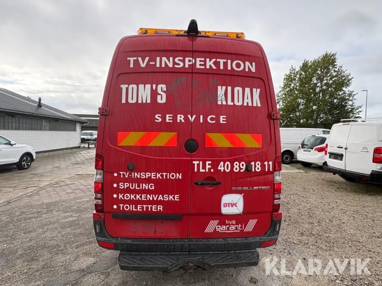 Billede 4 - TV-inspektionsbil Mercedes-Benz Sprinter 906 med Rioned spuleanlæg