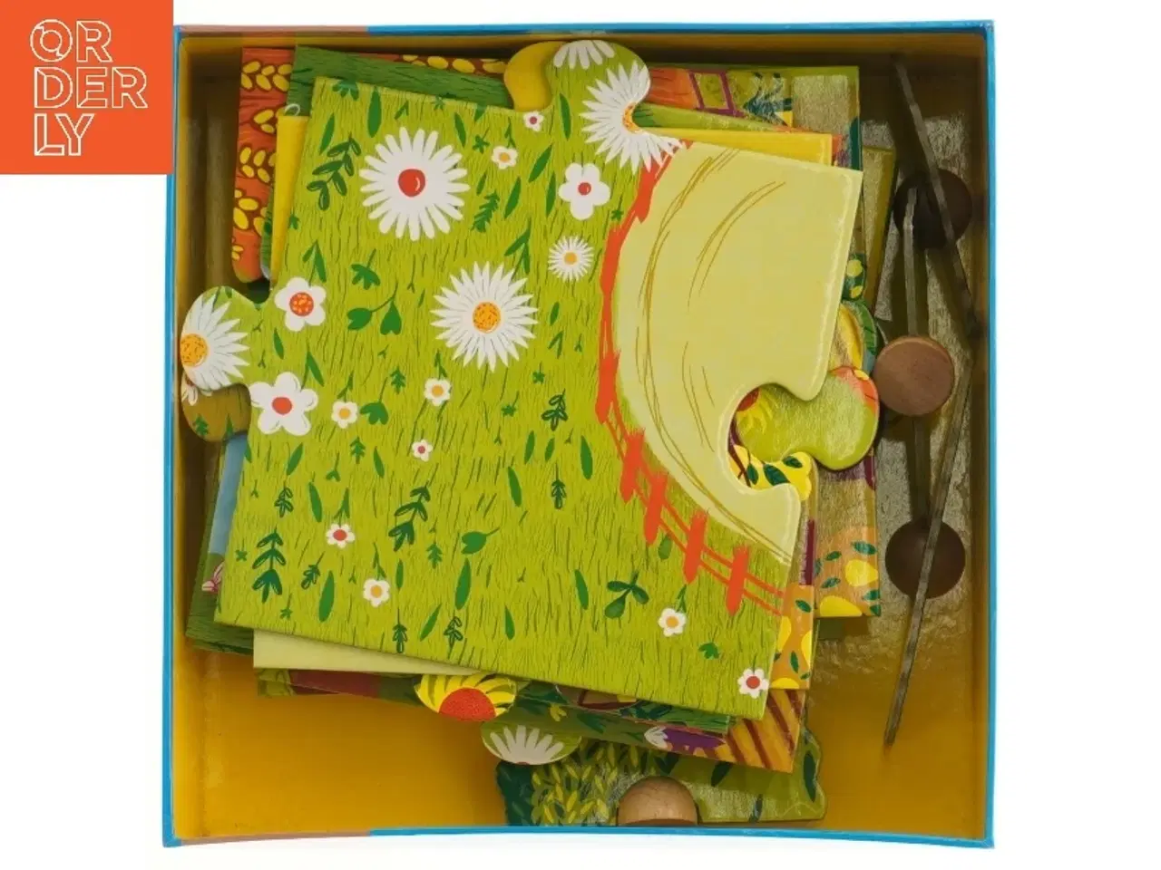 Billede 3 - Djeco gård puslespil fra Djeco (str. 8x25x25 cm)