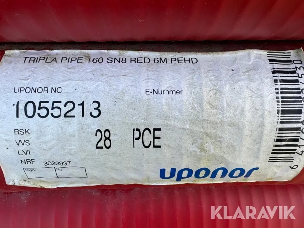 Billede 5 - Kabelrør Uponor Tripla og Rigid inklusive muffer