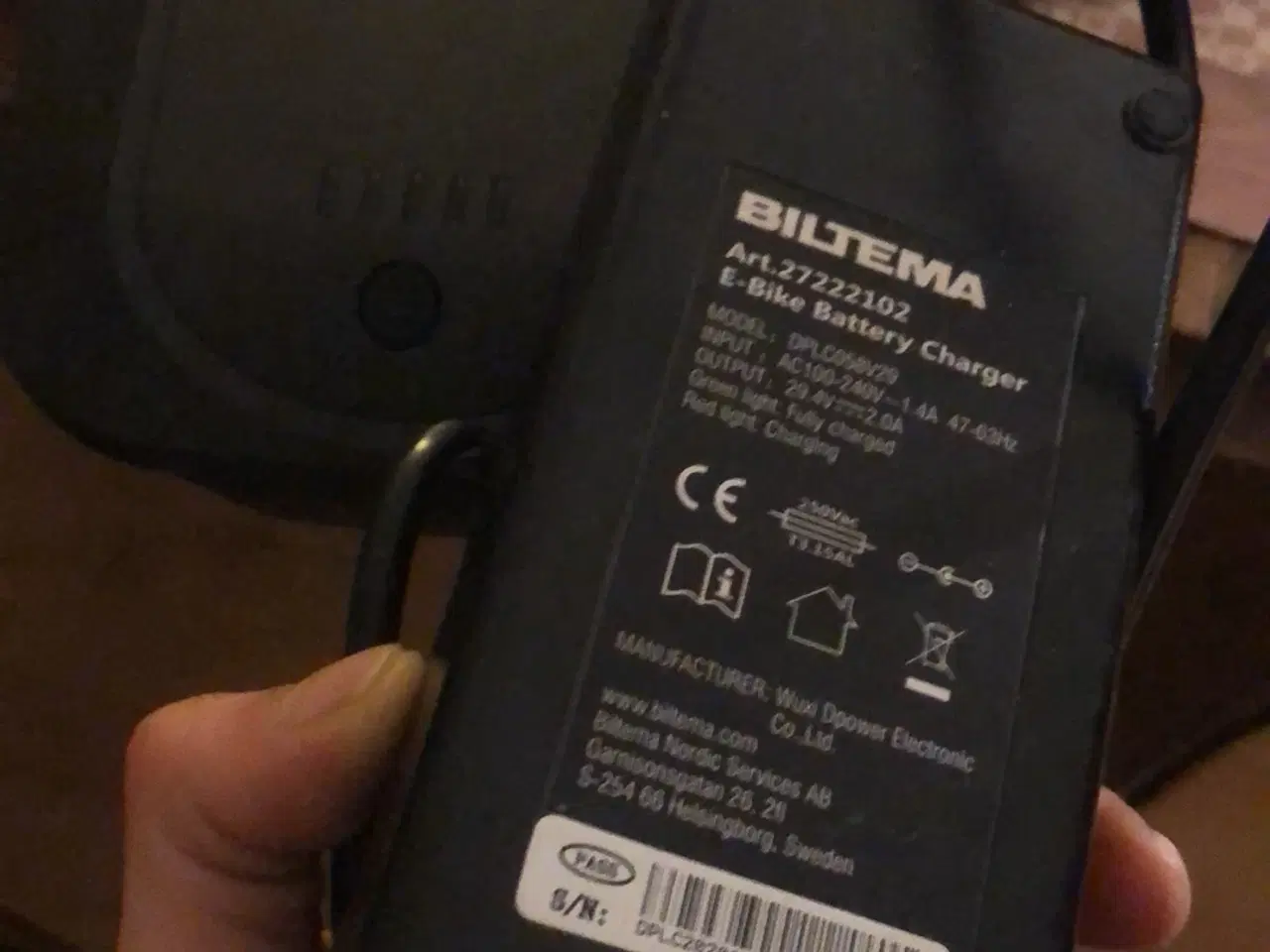 Billede 1 - El cykel batteri med lader