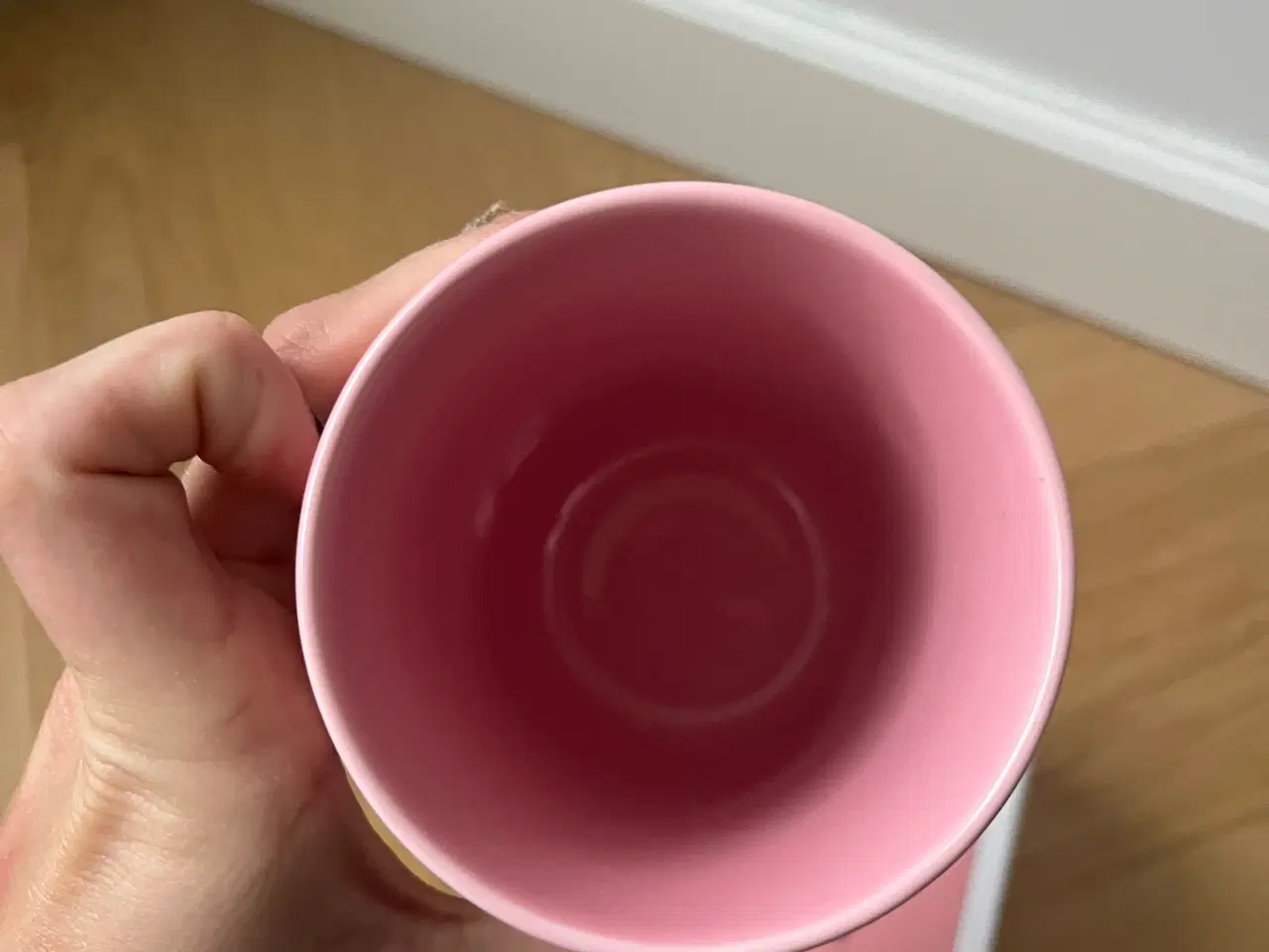 Billede 1 - Lyngby porcelæn lyserød kop