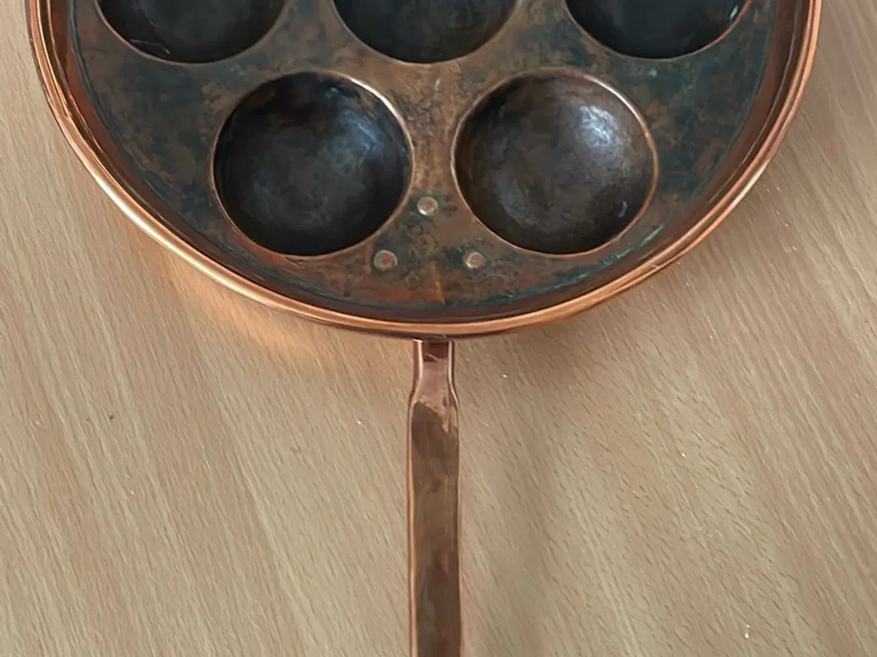 Billede 2 - Kobber æbleskivepande