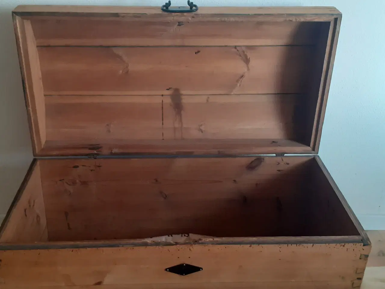 Billede 2 - Lågkiste, lille i ubehandlet fyrretræ