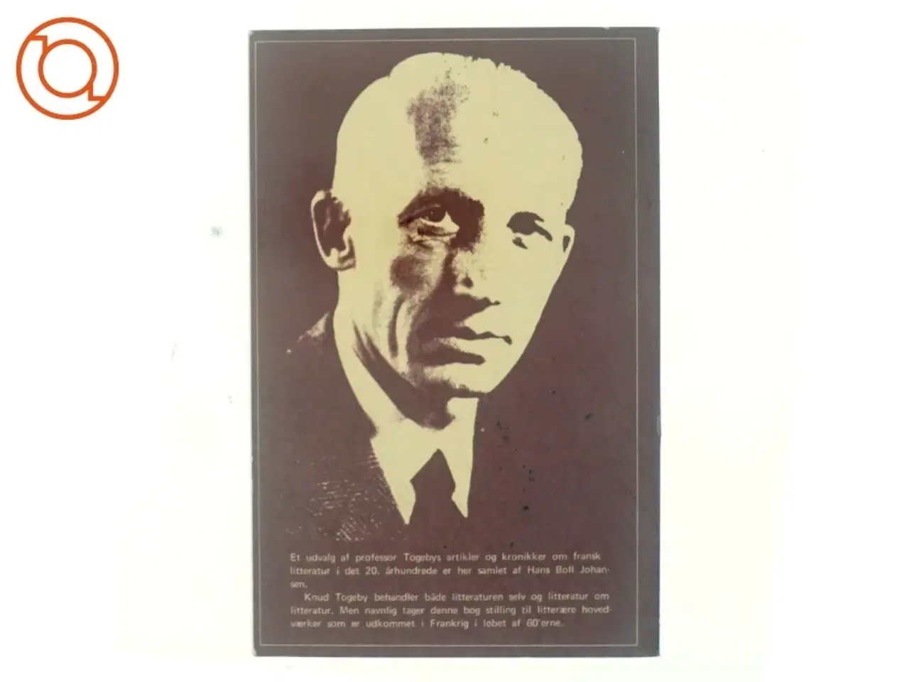 Billede 3 - Kapitler af fransk litteraturhistorie af Knud Togeby (bog)