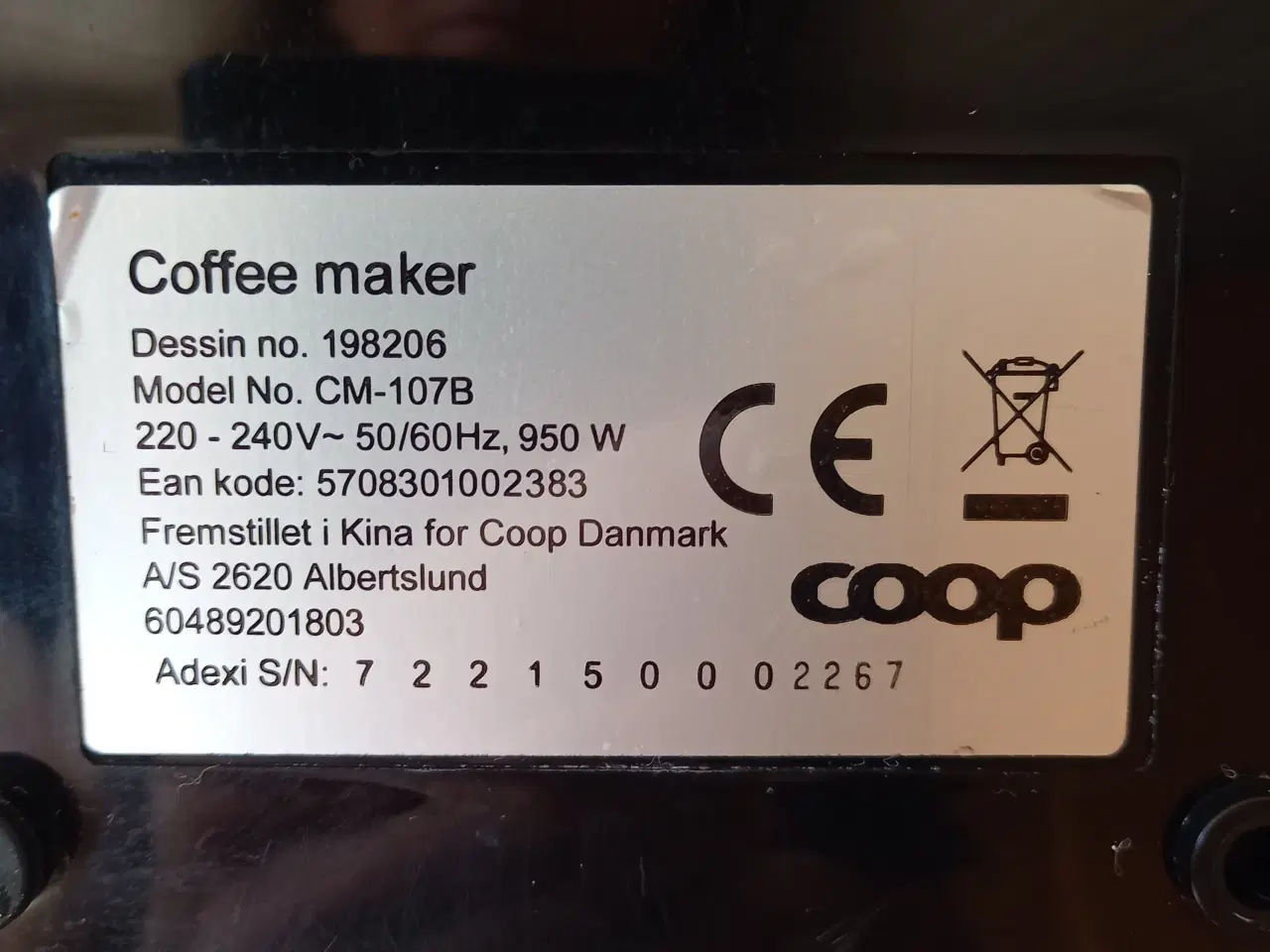 Billede 3 - Kaffemaskine Coop max 15 kopper 
