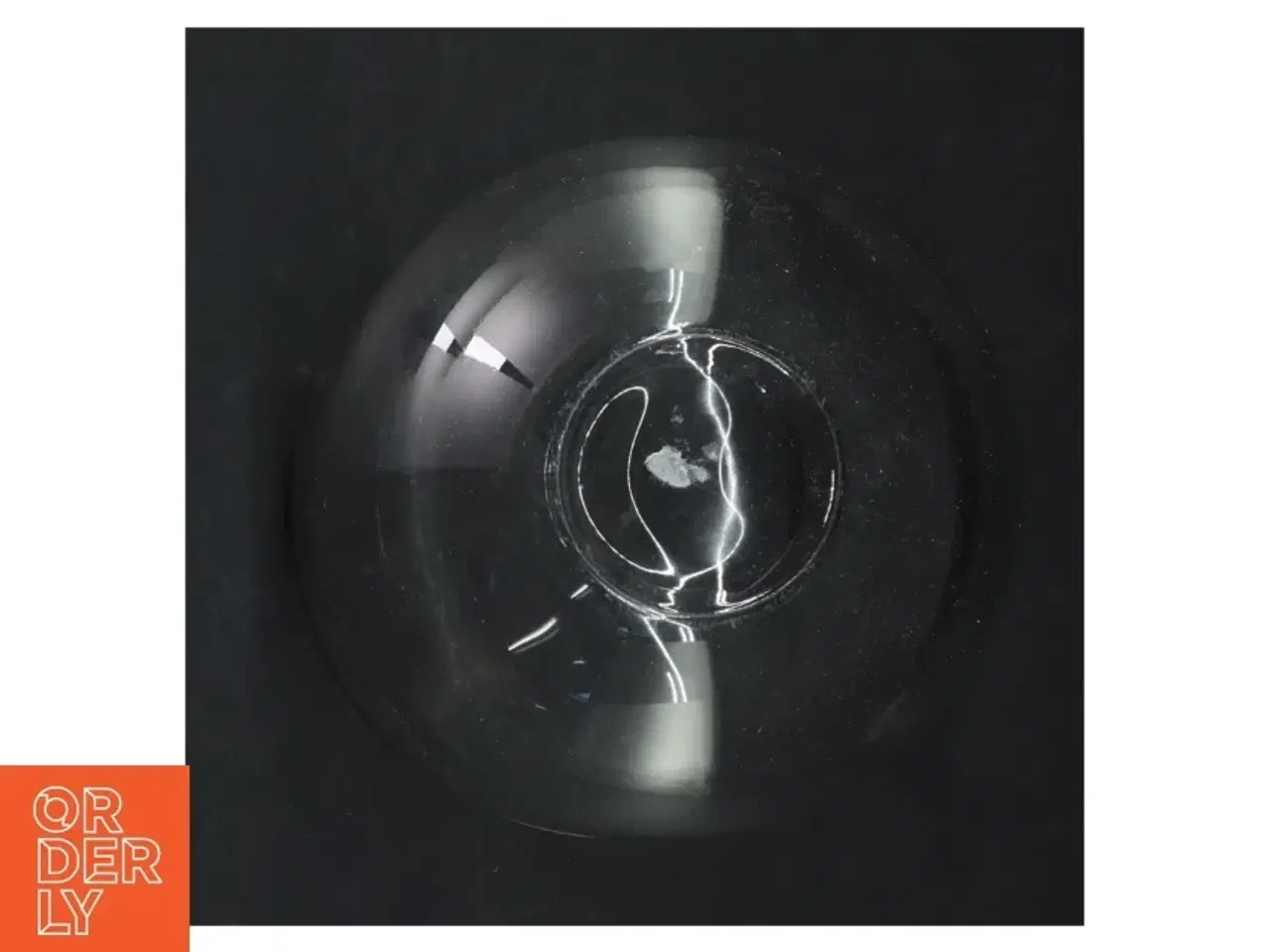 Billede 3 - Glasvase (str. H. 16,5 cm. ø. 14,5 cm)