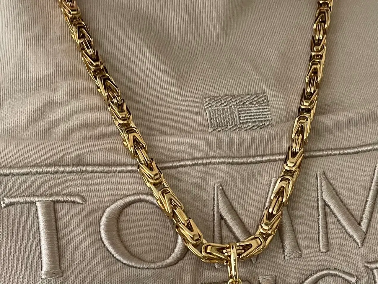 Billede 5 - Goldfilled kongekæde med custom vedhæng