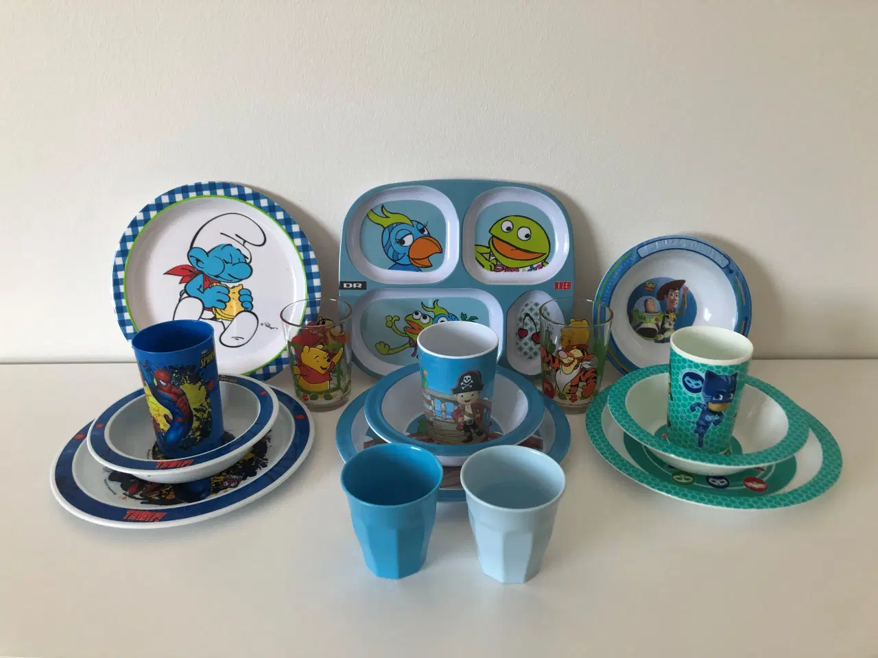 Billede 1 - Børne service + glas