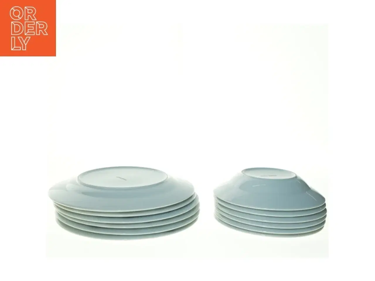 Billede 3 - Porcelænstallerkener fra marie sohl (str. 20 cm 27 cm)