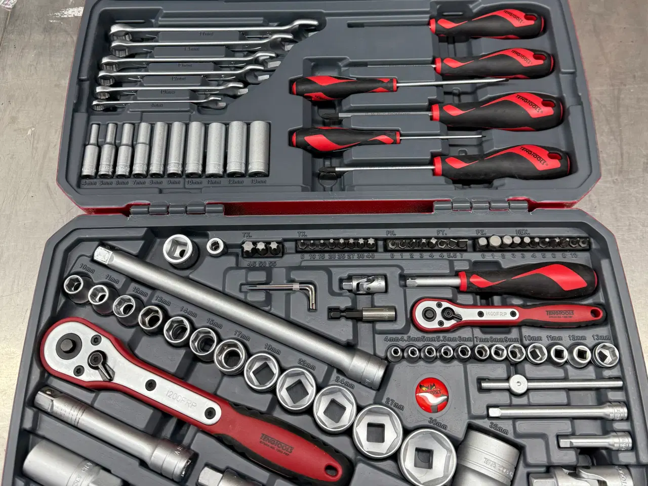 Billede 1 - Teng Tools Topnøglesæt. Med 3/8\" firkantfæste T38