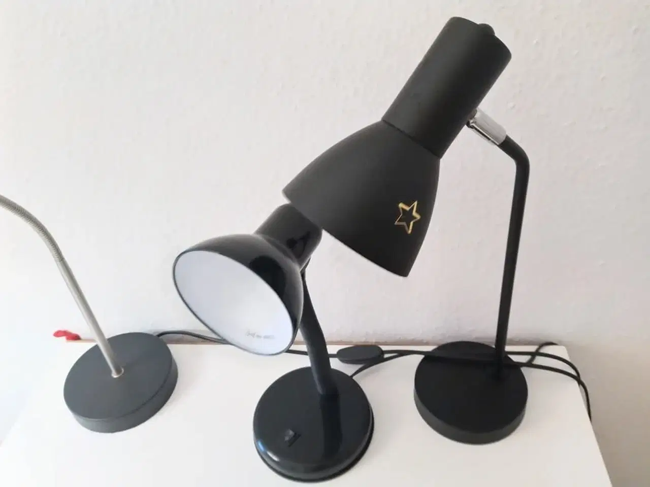 Billede 2 - Bordlamper/senge lamper 3 stk
