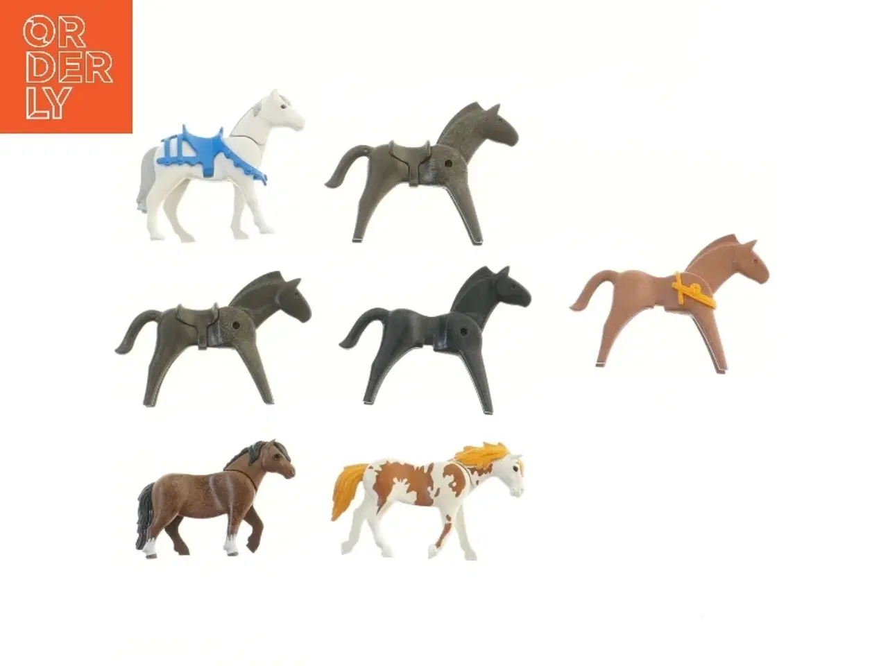 Billede 1 - Playmobil heste, 7 stk fra Playmobil (str. 7 stk 11 cm)