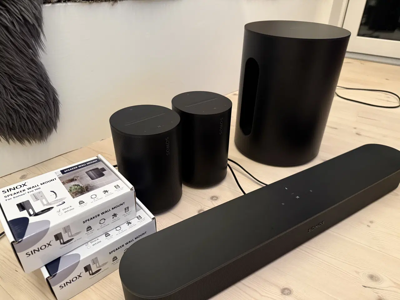 Billede 3 - Sonos Surround 1x beam gen2, 2x era 100 1 sub mini