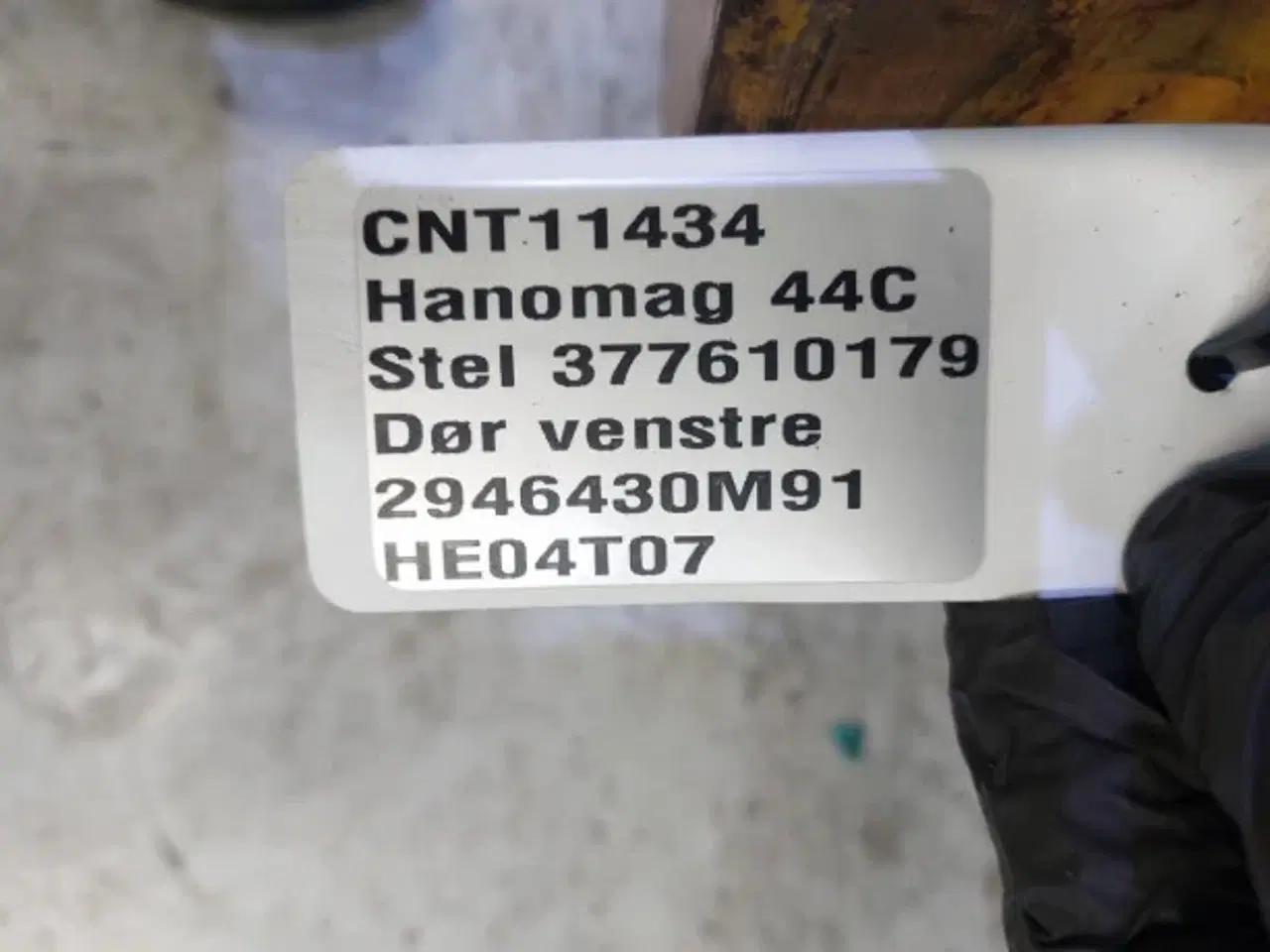 Billede 11 - Hanomag 44C Dør venstre 2946430M91 Stel 377610179